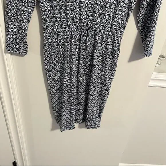 Boden Blue Printed Sexy Cotton Mini Dress XSP - Picture 4 of 10